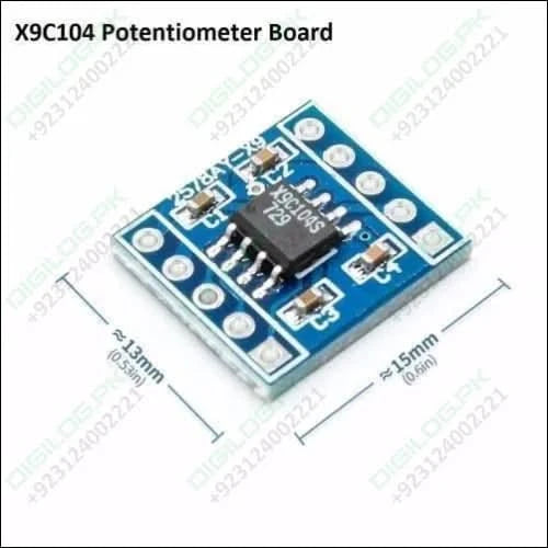 X9c104 100k Digital Potentiometer Module Controllable