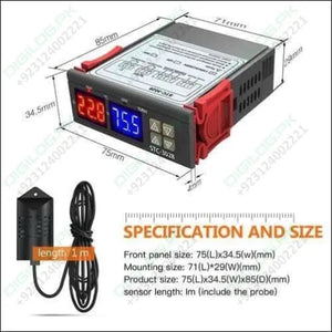 220v Stc - 3028 Temperature Humidity Control Thermometer