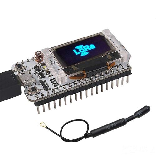 Esp32 Lora Sx1276 868 915mhz Dual Core 240mhz Wifi Module Low Power Consumption With 0.96" Oled Display And Antenna For Arduino Price — Buy online in Pakistan | digilog.pk