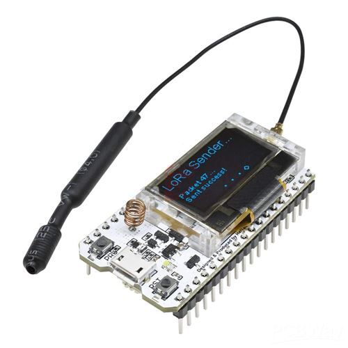 Esp32 Lora Sx1276 868 915mhz Dual Core 240mhz Wifi Module Low Power Consumption With 0.96" Oled Display And Antenna For Arduino Price — Buy online in Pakistan | digilog.pk