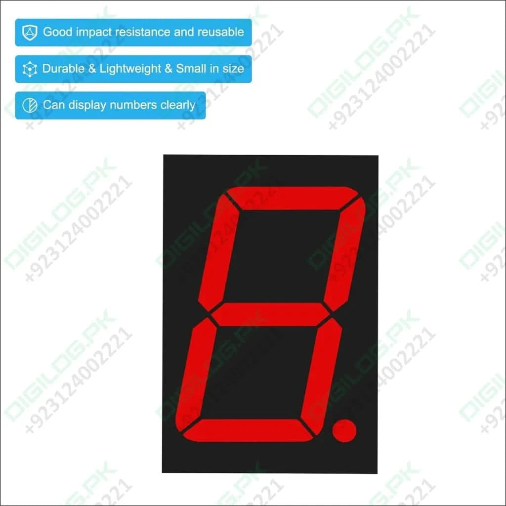 FJS18101BH Led 7 Segment 1 Digit RED Common Anode Display