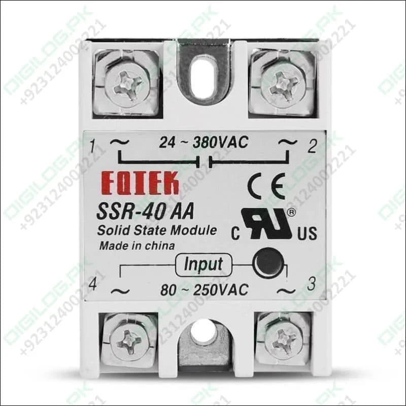 Fotek Module Ssr-40aa Ac Activation Ac-ac Control Signal