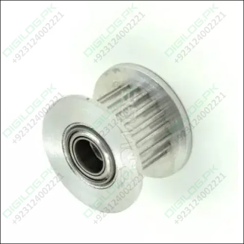 GT-2 Idler Pulley Series 20T 10mm Belt Size 5mm Bore With Teeth - Digilog.pk