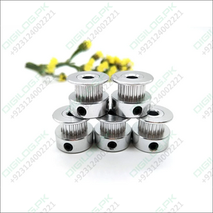 Gt2 Pulley 16 Teeth Bore 5mm Timing Gear Alumium For Belt