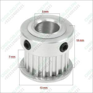 Gt2 Pulley 16 Teeth Bore 5mm Timing Gear Alumium For Belt