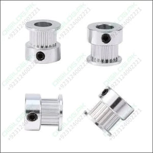 Gt2 Pulley 20 Teeth 8mm Bore Timing Gear Aluminum Alloy