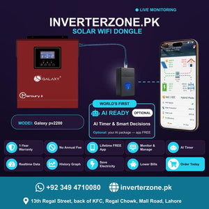Galaxy pv2200 Solar WiFi Dongle - Real-Time Solar Monitoring