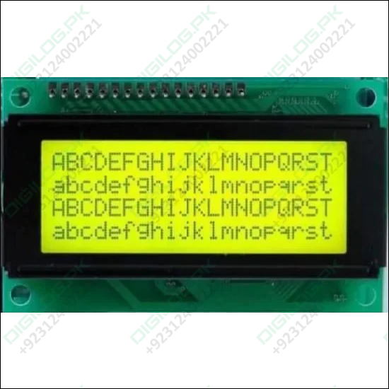 2004a Lcd 20x4 Character Green Backlight