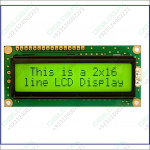 Green Color 1602 Character Lcd Display 16x2