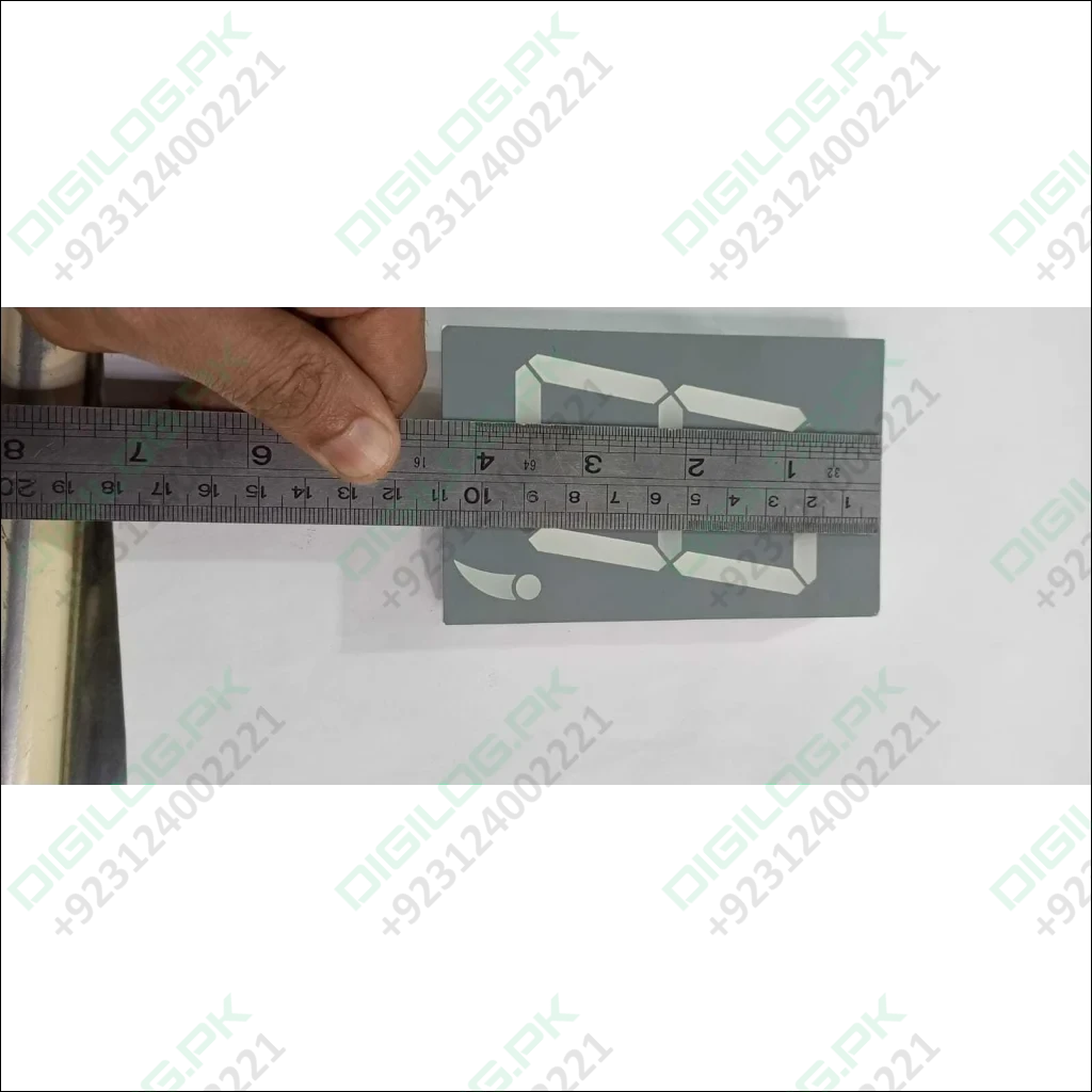 Green color 7 segment