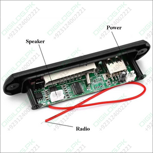 Mp3 Player Amplifier Panel Led 5v Audio Module Support Fm