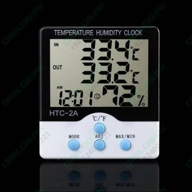 Htc-2a Htc2a Digital Clock Electronic Temperature