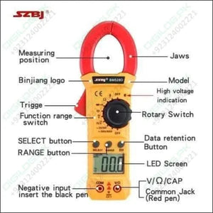 Handheld Digital Clamp Meter Bm528d Non Contact Ac Dc Volt