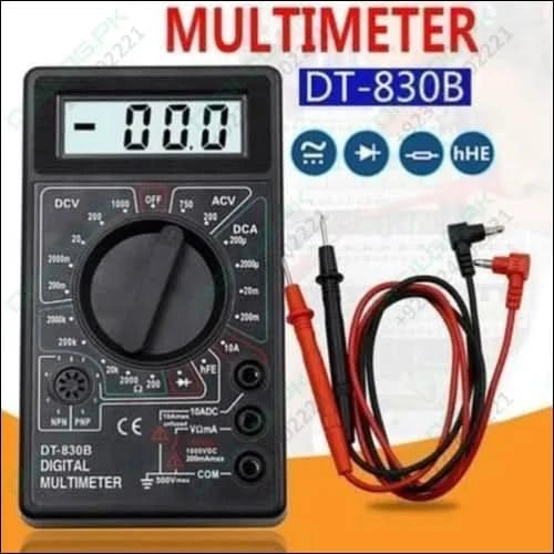 Handheld Digital Multimeter Dt830b Mini Lcd Voltmeter