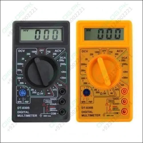 Handheld Digital Multimeter Dt830b Mini Lcd Voltmeter