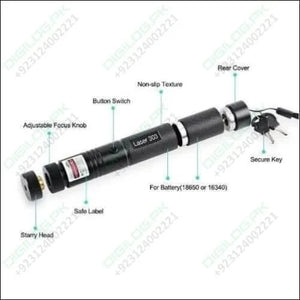 Handheld Focusable Green Laser Pen Zh 303 Rechargeable