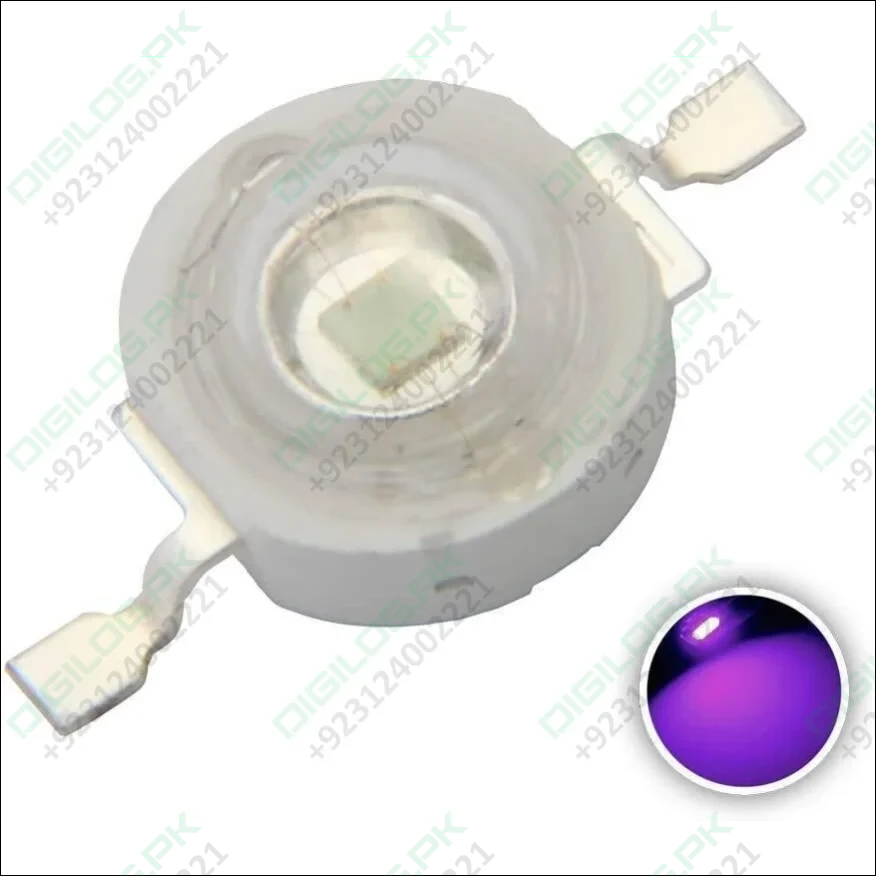 High Power Uv Led Chip 3w Purple Ultraviolet Bulb Lamp 1