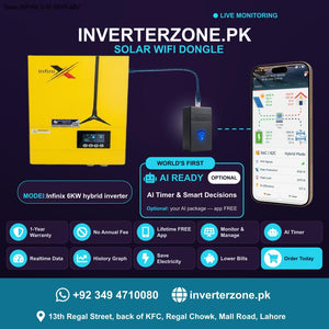Infinix 6KW hybrid inverter Inverterzone Regular Solar WiFi Dongle - Real-Time Solar Monitoring