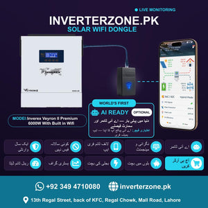 Inverterzone Inverex Veyron II Premium 6000W With Built in Wifi Special Model Solar WiFi Dongle