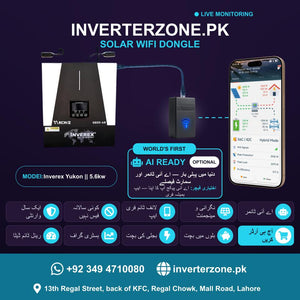 Inverex Yukon II 5.6 KW Solar WiFi Dongle - Real-Time Solar Monitoring