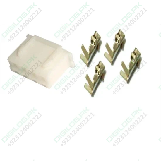 JST XH 2.5mm pitch 4 Pin female connector housing socket With Crimp Pins