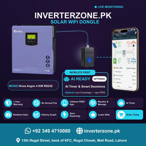 Inverterzone Knox Argon 4 KW RS232 Special Model Solar WiFi Dongle