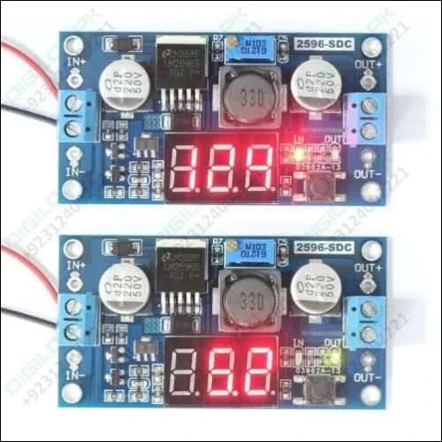 Lm2596 2a Buck Step-down Power Converter Module Dc 4.0~40