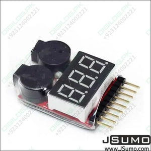 Lipo Buzzer Battery Voltage Indicator Volt Meter Level
