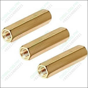 M3x20mm Female To Thread Brass Hex Standoff Pcb Pillar