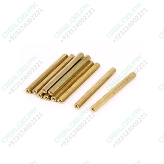 M3x55mm Female To Thread Brass Hex Standoff Pcb Pillar