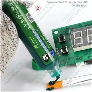 Green Mechanic Uv Curable 10cc Solder Mask Ink Pcb Fixing