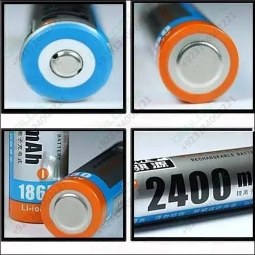 1 Piece Mp - 18650 1200mA 3.7v Lithium Ion Battery