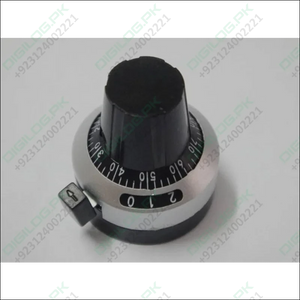 Multi - turn potentiometer knob with dial 3590S switch lock