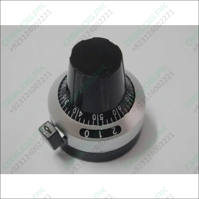 Multi - turn potentiometer knob with dial 3590S switch lock