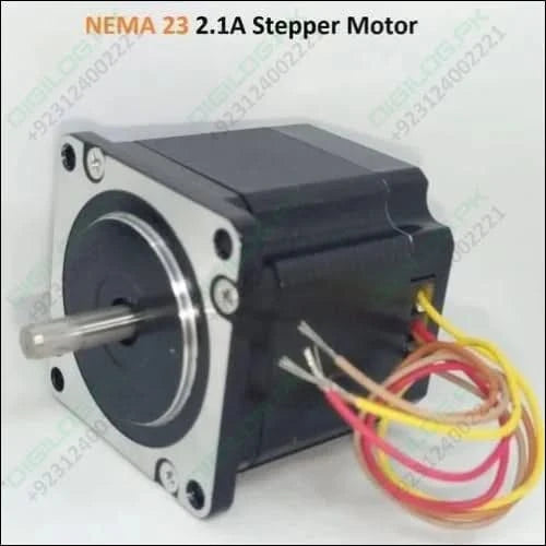 Nema23 Bipolar 1.8 Degree 2.1a 54mm Stepper Motor 6.35mm