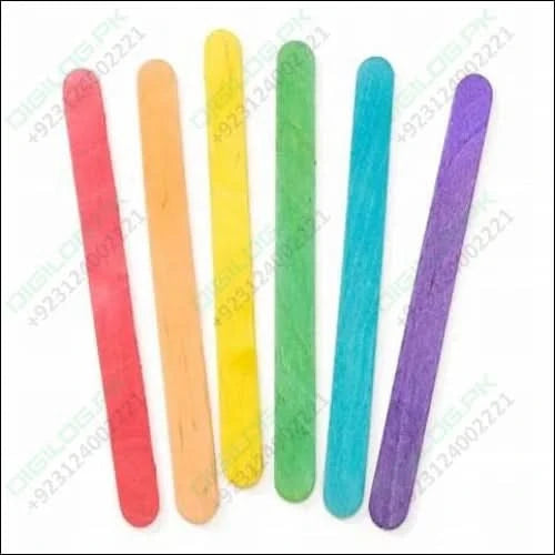 5 pcs 115mmx10mm Multi colour Ice Stick