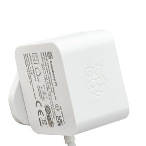 Raspberry Pi 5: Official 27W 5.1V 5A USB C Power Supply