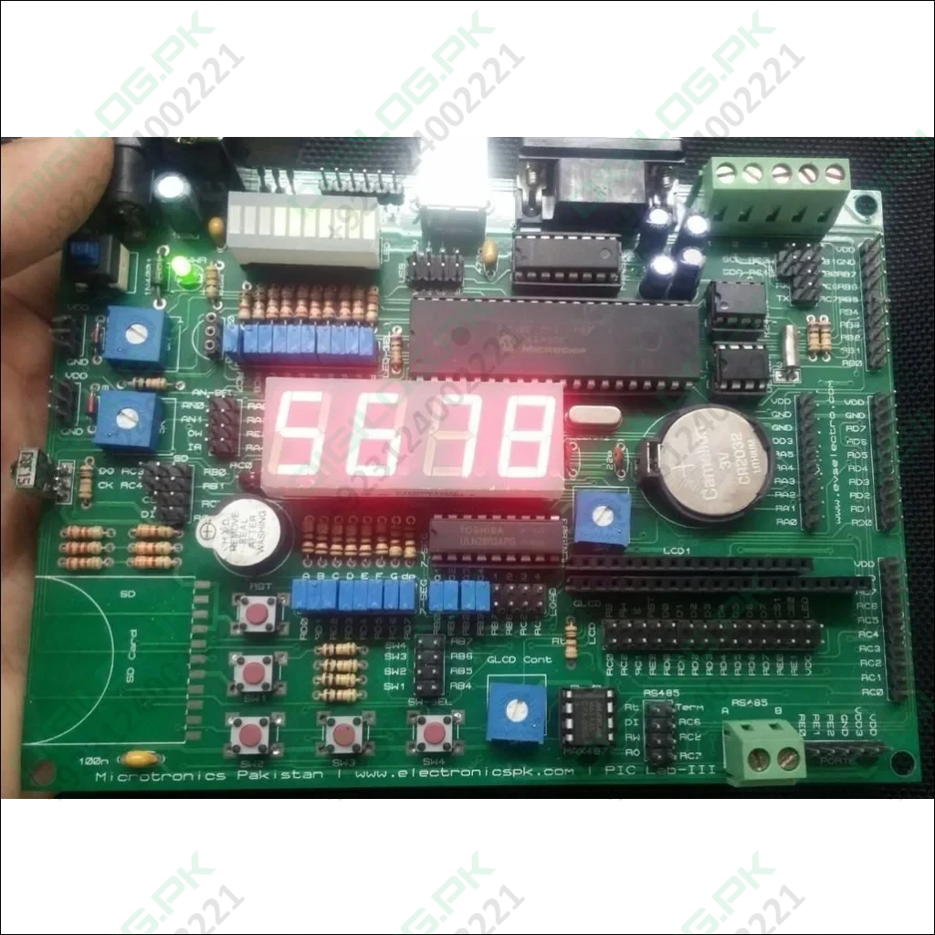 Pic Lab-iii Microchip Microcontroller Development Board