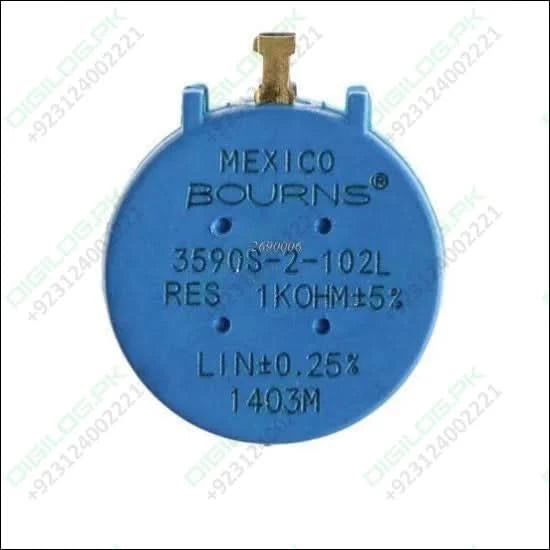 1k Multiturn Potentiometer Ohm 2w Bourns Pot 3590s - 2
