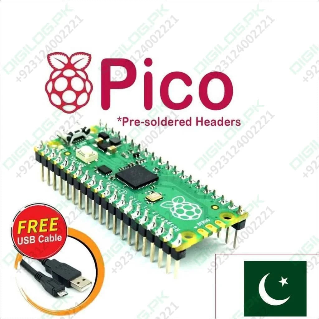 Pre Soldered Raspberry Pi Pico Rp2040 Microcontroller