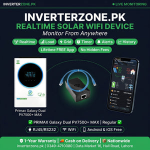Primax GALAXY DUAL PV7500+ MAX Solar WiFi Dongle - Real-Time Solar Monitoring