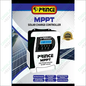 Prince 60A MPPT Solar Charge Controller With Wapda Option