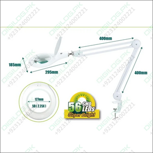 Proskit MA 1209 Clip-on 5D Magnifying Glass LED Light - Perfect for Tool Repair and Detailed Work