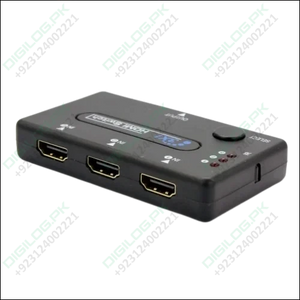 3 Port Hdmi Switch Hub With Remote Control