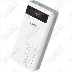 Romoss 30000mah 18w Type c Pd 3 Outputs Inputs Fast