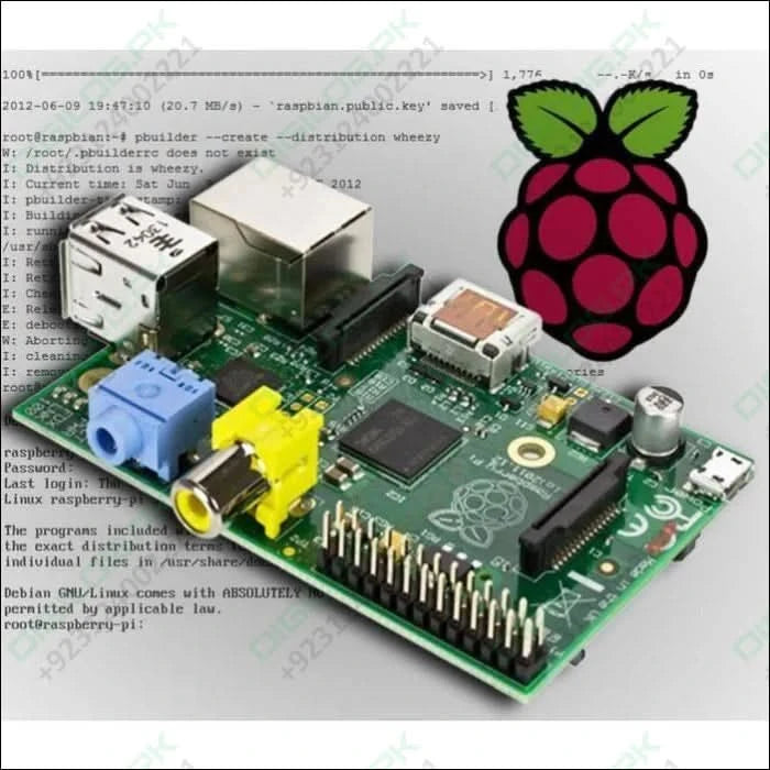 Raspberry Pi 1 Model b With Raspbian Installed On 32gb Card