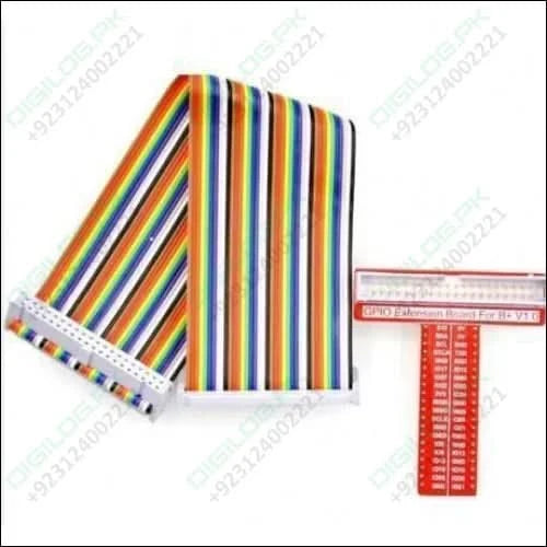 Raspberry Pi 40 Pin Gpio Expansion Board With Cable