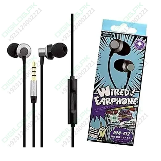 Remax Metal Stereo Music Handfree Rm 512