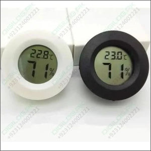Round Lcd Hygrometer Thermometer Temperature Humidity Meter