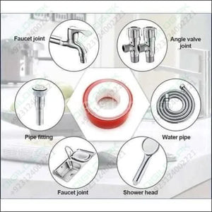 Rubber Water Pipe Faucet Waterproof Leakproof 10m Tape